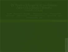 Tablet Screenshot of bergerdentistry.com